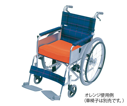 車椅子クッション（シーポス）　0-7345/オレンジ