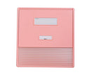 カードインデックス　A3／A4（縦2面）　0-7508/ピンク/10名用