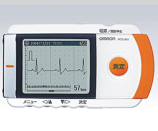 オムロン携帯型心電計 121×24×67mm　0-8957-01