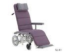 フルリクライニング車いす（アルミ製）　7-2300/ビニールレザー座面