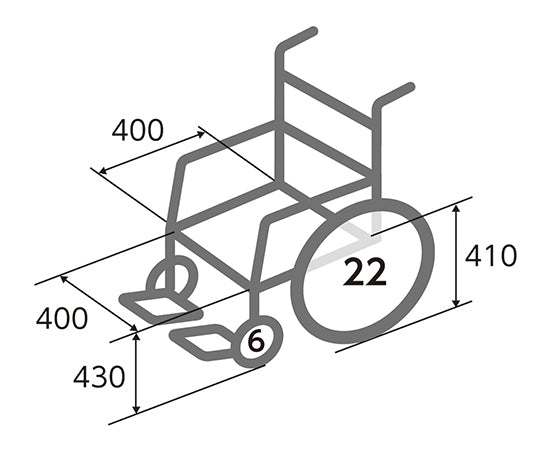 車椅子　7-6225-01