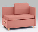 ソファベッド　7-8564/コーラルピンク