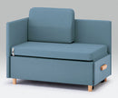 ソファベッド　7-8565/アイブルー