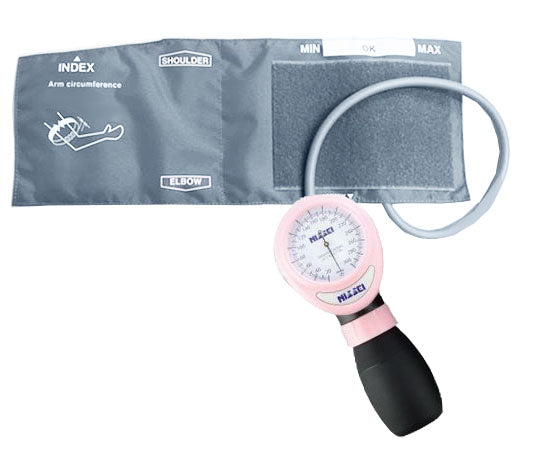 アネロイド血圧計［ワンハンド式］　HT-1500　8-5540/本体/ピンク
