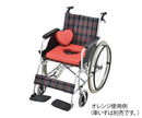 車いすハートクッション　8-6452/モカブラウン
