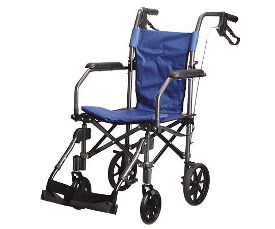 ハンディーライトプラス（折畳み式介助車椅子）　8-6593/本体　ブルー