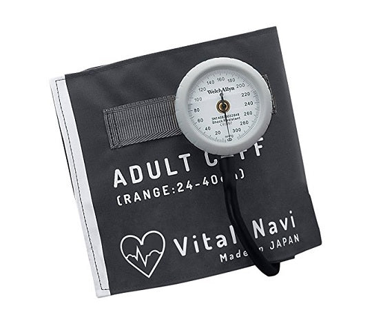 バイタルナビ血圧計（ラテックスフリー）　8-7093/LF成人用/グレー