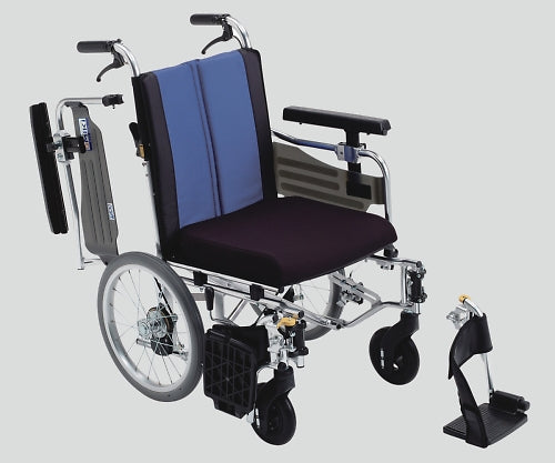 ウイングスイングアウト車椅子（アルミ製）　介助式　8-9237-02