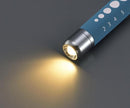 ラバー調ソフトLEDペンライト（ロング）　8-9555/ブルー