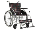 車いす　（自走式/アルミ製/ノーパンクタイヤ）　63-4213-31